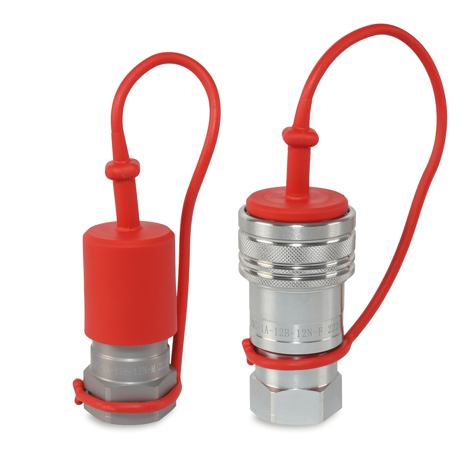 3/4″ ISO 7241-A Quick Disconnect Hydraulic Couplers Set – 3/4″ NPT Thread