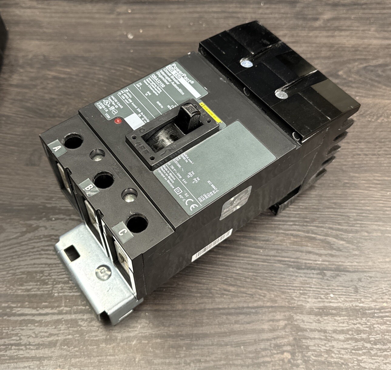 QBA32150 Square D 150 Amp 240V 3 Pole 10kA@240V I-Line Circuit Breaker