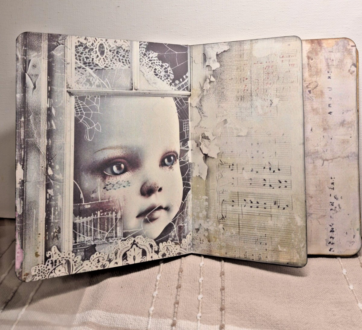 Junk Journal THROUGH THE ATTIC WINDOWS