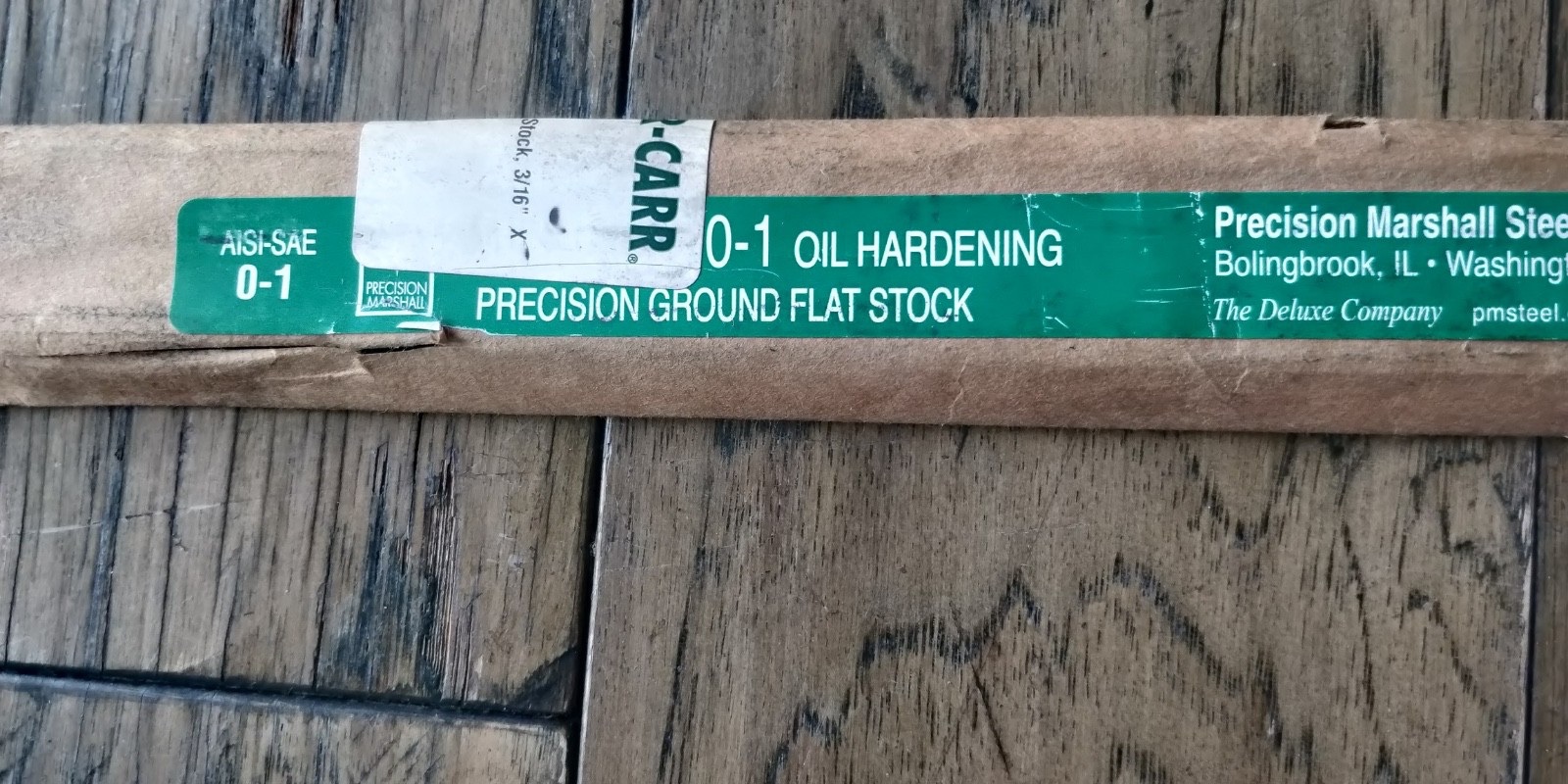 Precision Ground Flat Stock 30″ x 3/16″ x 1″ Precision Marshall PRESCO 0-1