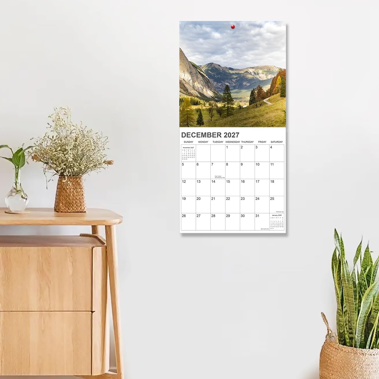 2026-2027 Calendar for Wall, 12″ x 12″, A-National Parks
