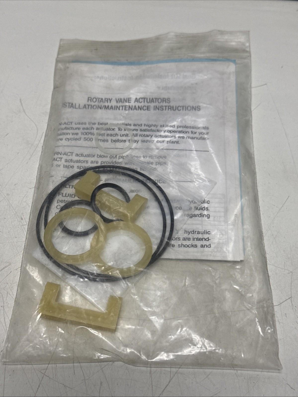 Turn-Act Sk-111 / 2-1/2″ bore pneumatic rotary actuators Seal Kit