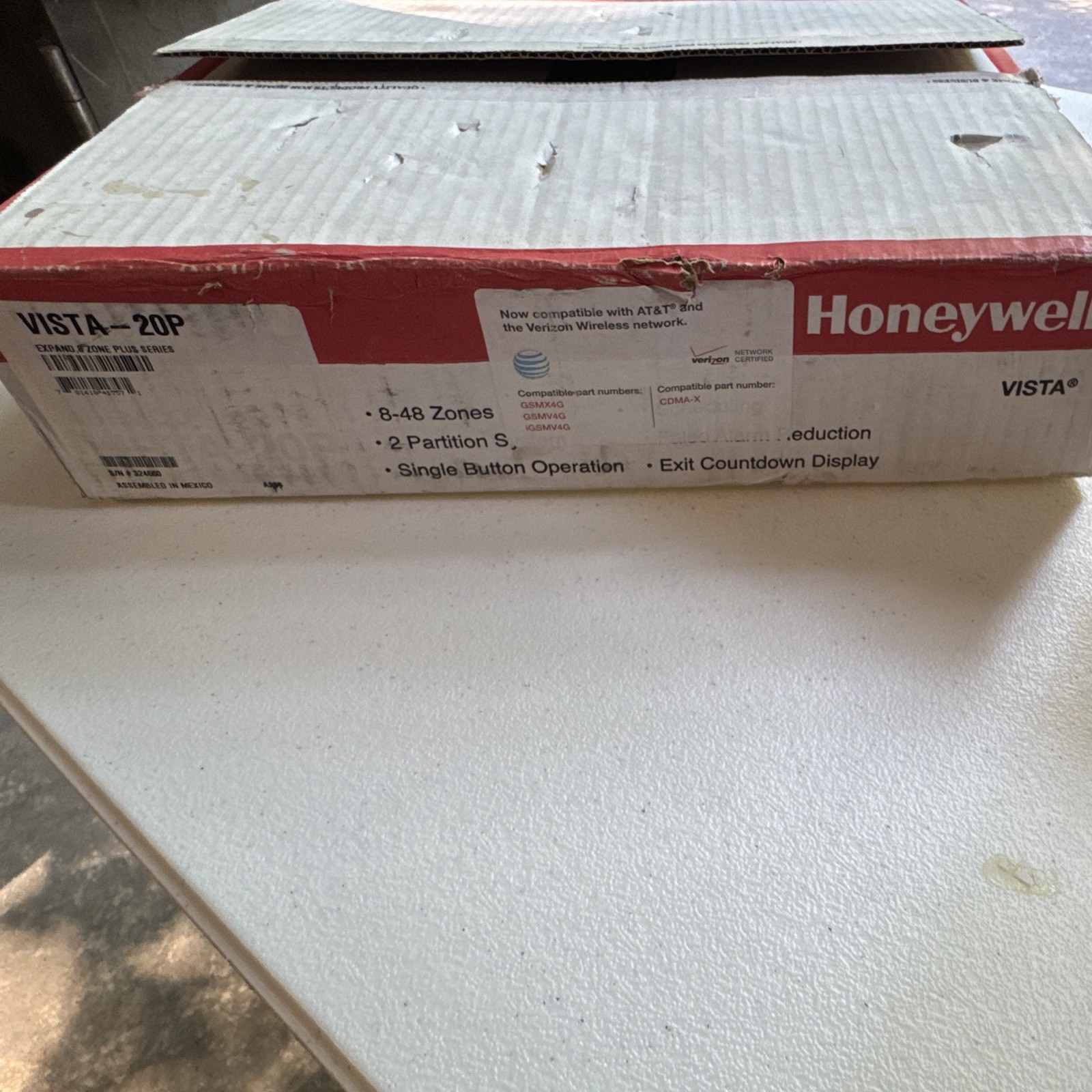 Honeywell Ademco VISTA-20P Alarm Control Panel w/ Guides