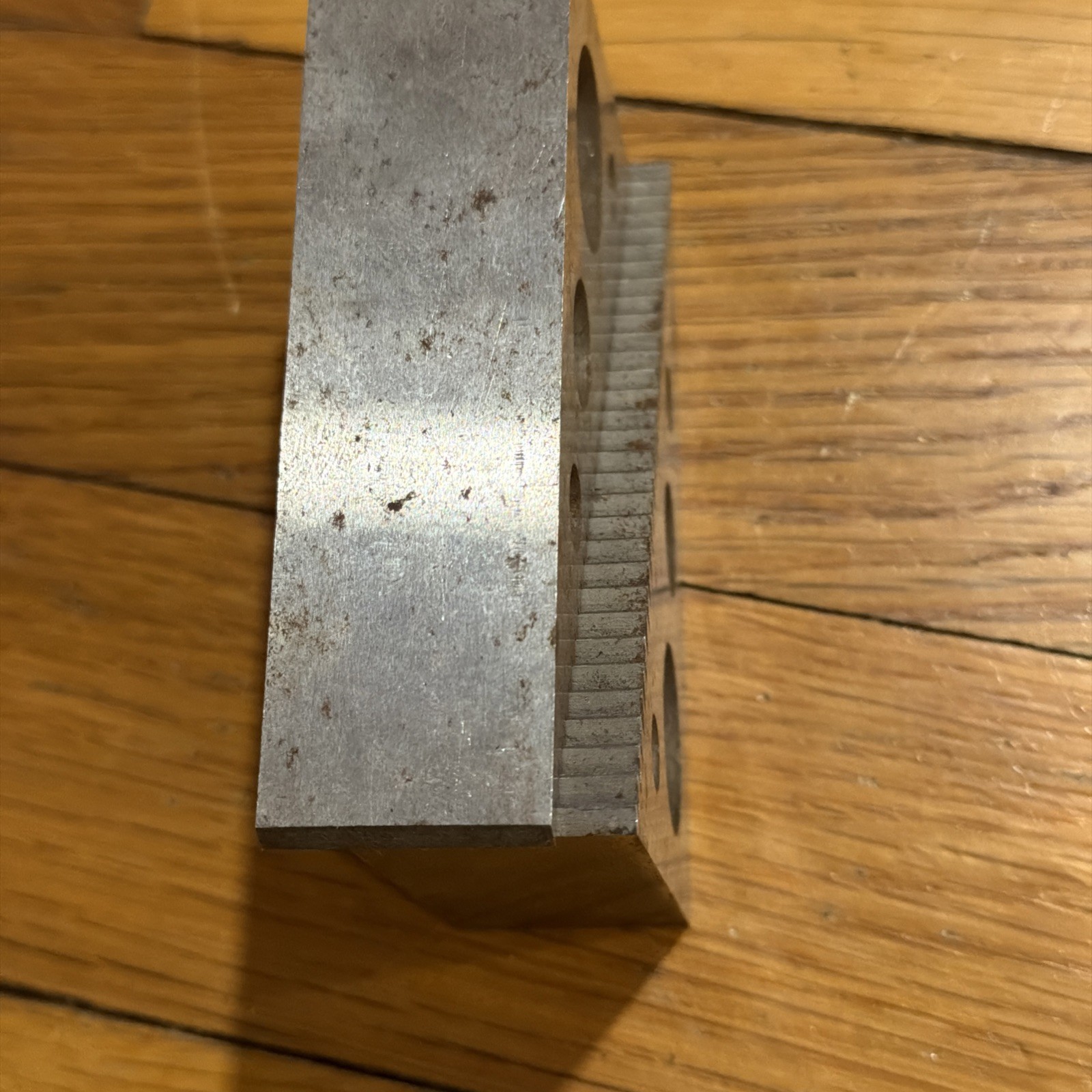 Industrial Step Blocks Set 2 Pc 3.5” Base Used Nice
