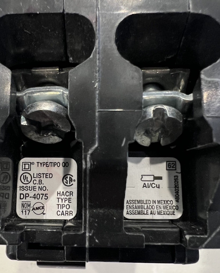 Square D by Qwik Open 30 Amp Mini Circuit Breaker, 2 Pole, 120/240V AC, 10kA …