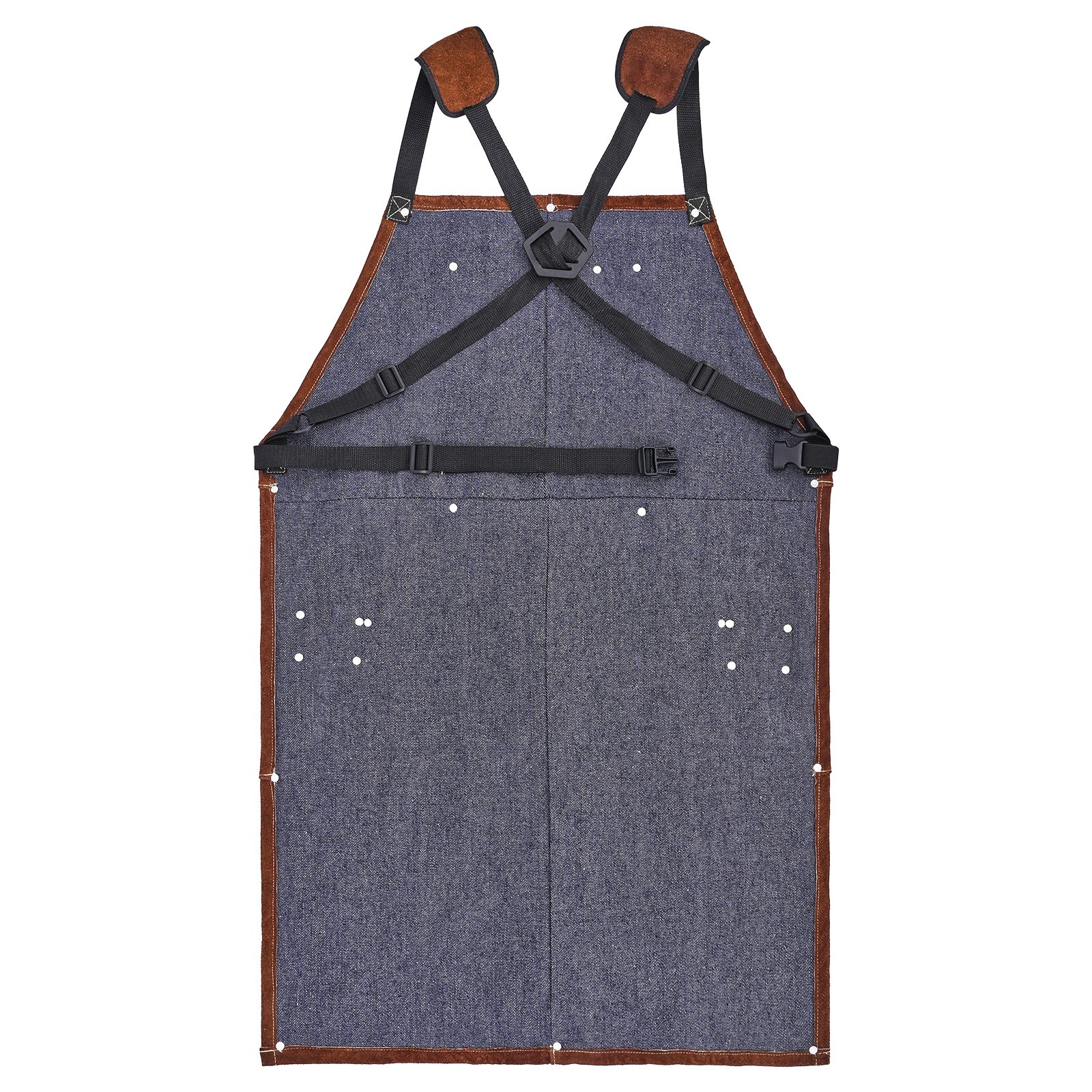 VEVOR Leather Welding Work Apron Heavy Duty Cowhide Heat Resistant Welding Apron