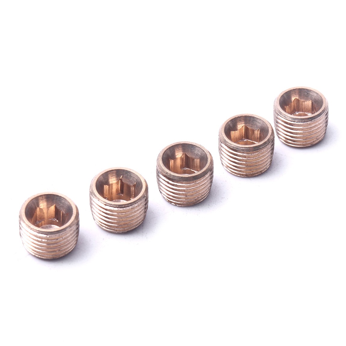 20PCS Pipe Plug 1/8″ 1/4″ 3/8″ 1/2″ Male Thread Hex Internal Head Socket Fitting