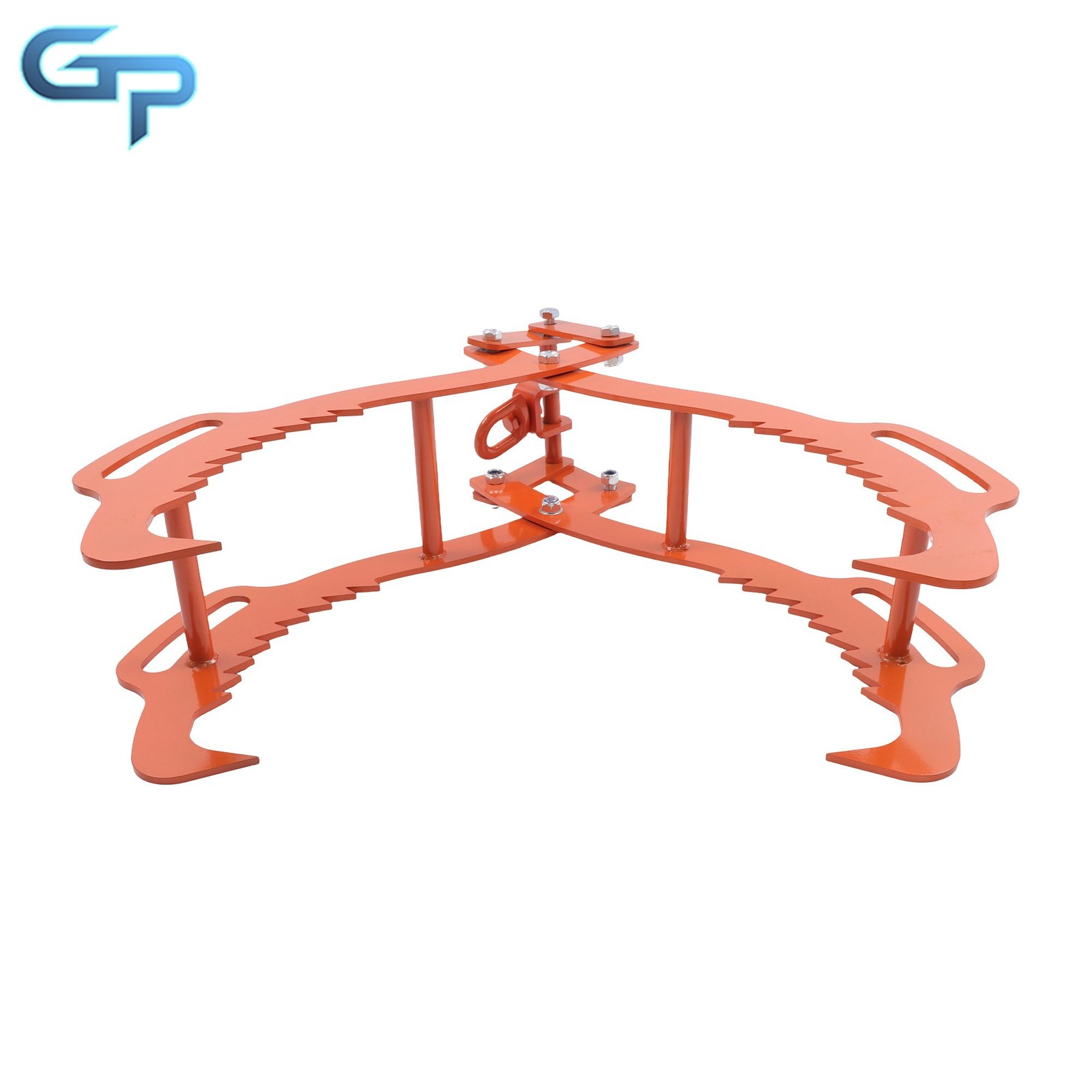 Log Lifting Tongs 36″ Heavy Duty Steel 4 Claw Swivel Lumber Log Skidding Tongs