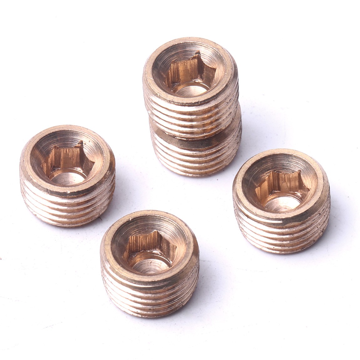 20PCS Pipe Plug 1/8″ 1/4″ 3/8″ 1/2″ Male Thread Hex Internal Head Socket Fitting
