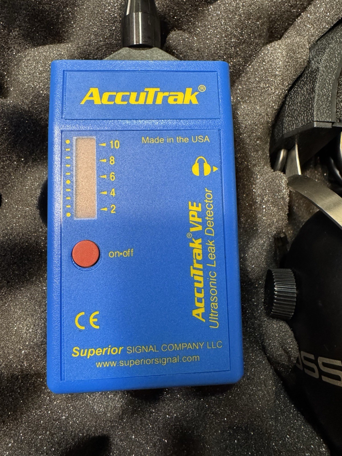 Superior AccuTrak VPE PRO Ultrasonic Leak Detector Upgraded KOSS Headphones