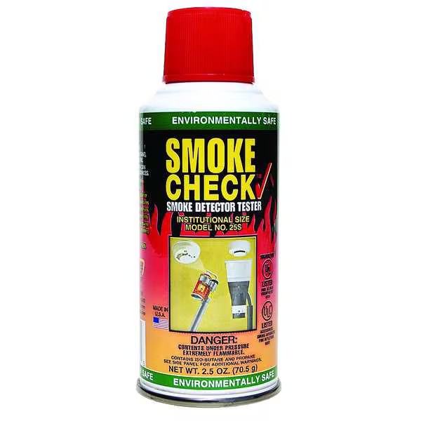 Smoke Detector Tester 2 1/2 Oz Spray Operating Temp Min 56 Degrees F Max 120
