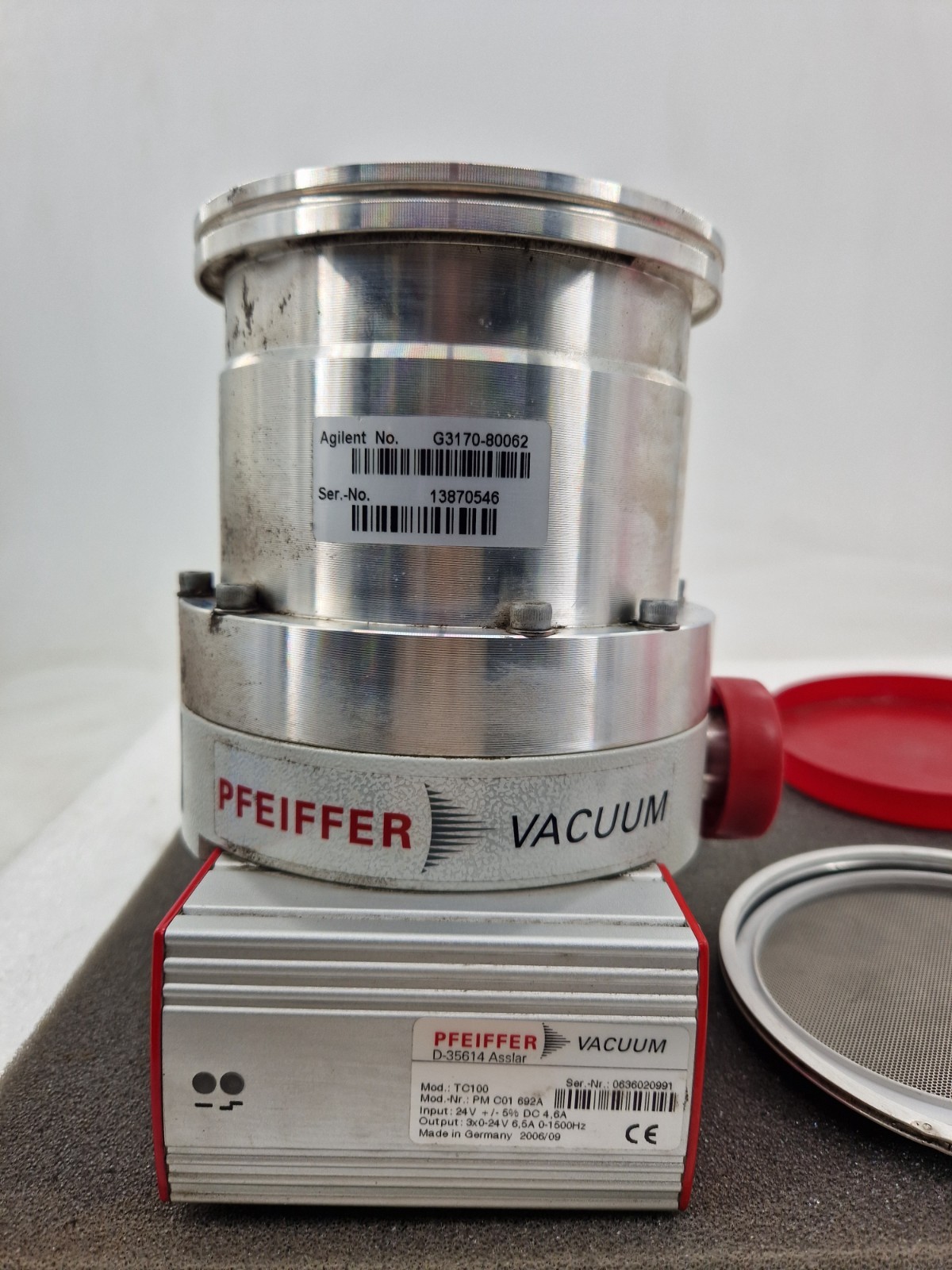 PFEIFFER VACUUM TMH 262 X S PM P03 113 TC 100 PM Co1 692A B 3990 181