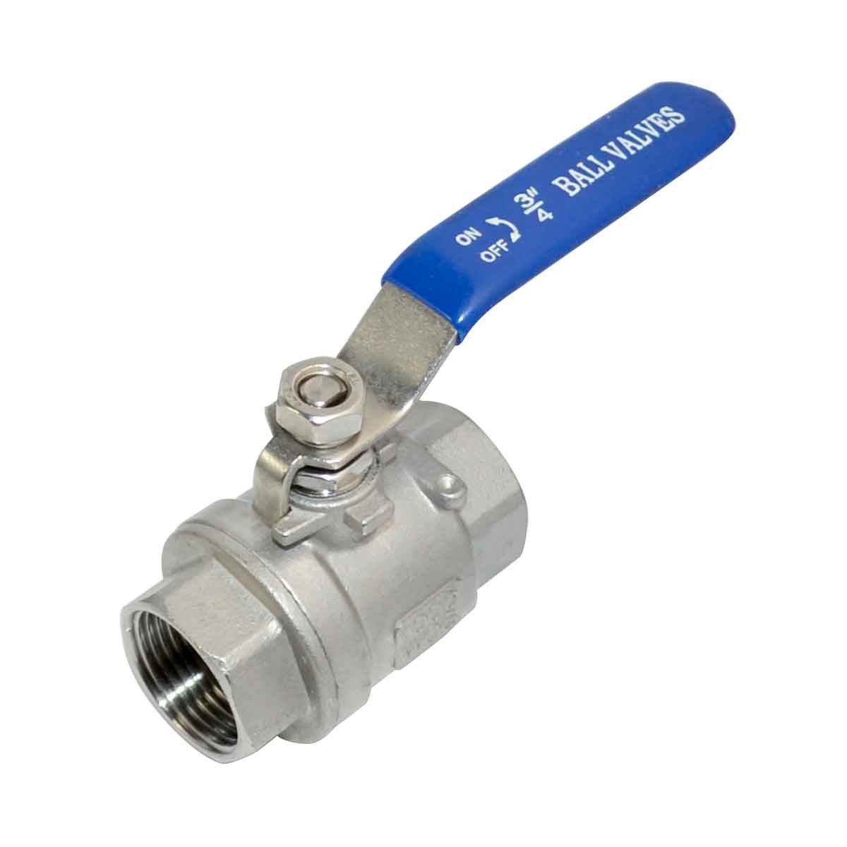 2Pack, 3/4 inch 3/4″ Ball Valve,316 Stainless Steel Full Port,2-Piece, US stock