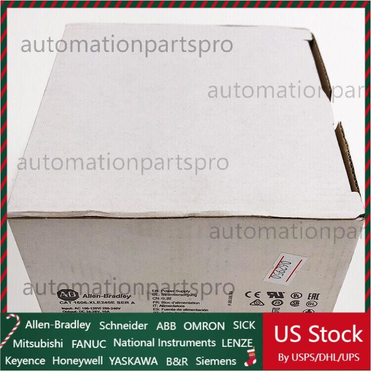 1606-XLE240E Power Supply 240W 1PH 24-28VDC Screw terminals New AB US Free Tax