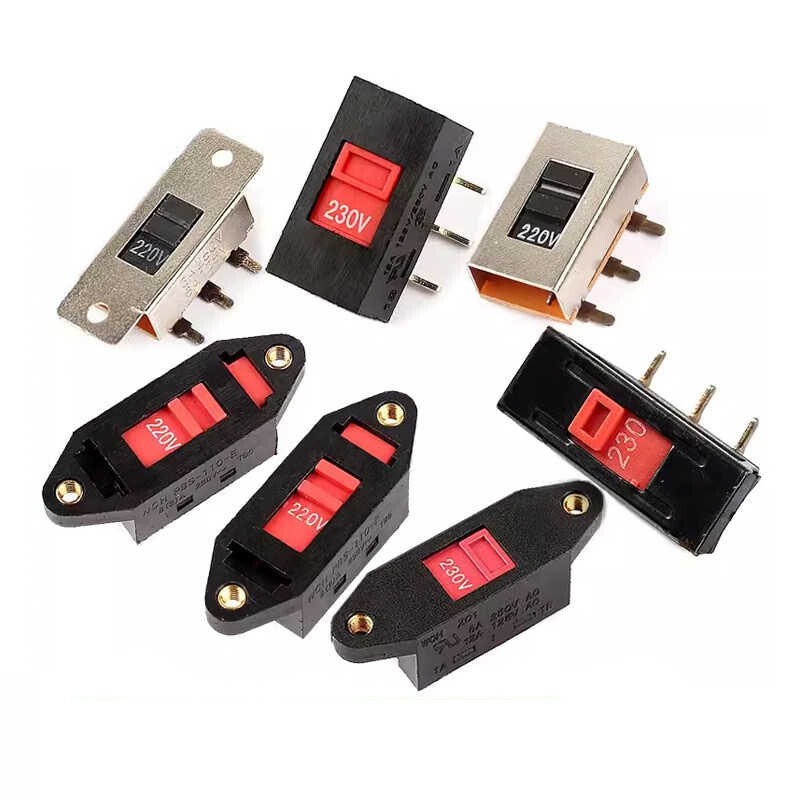 Voltage Selector Slide Switch AC 110V-220V / 115V-220V / 115V-230V 3 Pin 6 Pin
