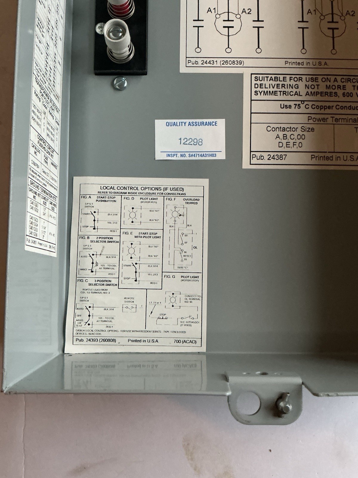 EATON / CUTLER HAMMER # ECL03C1A6A / ELECTRICALLY HELD LIGHTING CONTACTOR.(30 A)
