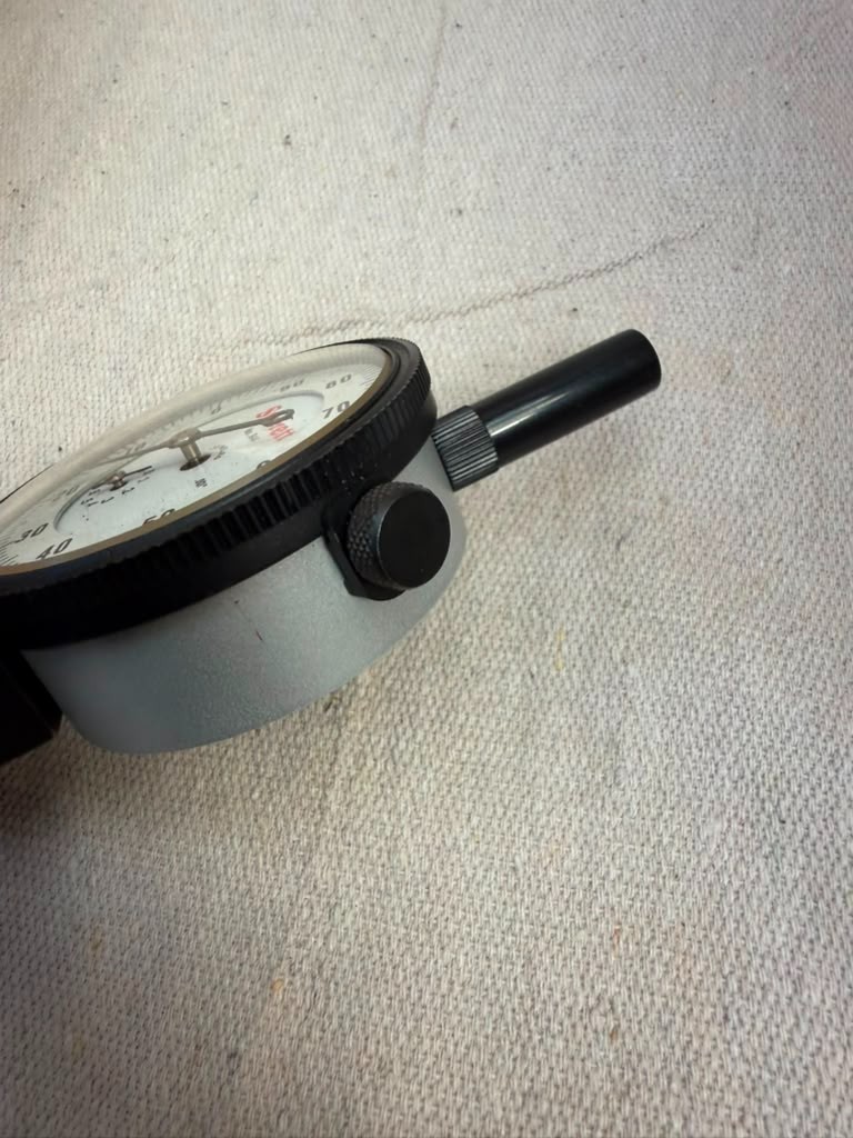 Starrett No. 644 Dial Depth Gauge .001″ P/N 644JZ Jeweled w/ Case AS-IS