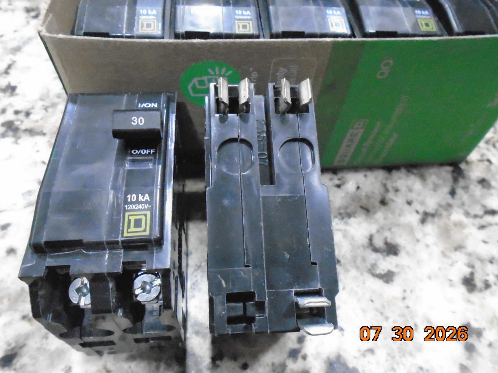 SQUARE D QO230 30 AMP 2 POLE TYPE QO CIRCUIT BREAKER QTY 1 BRAND NEW