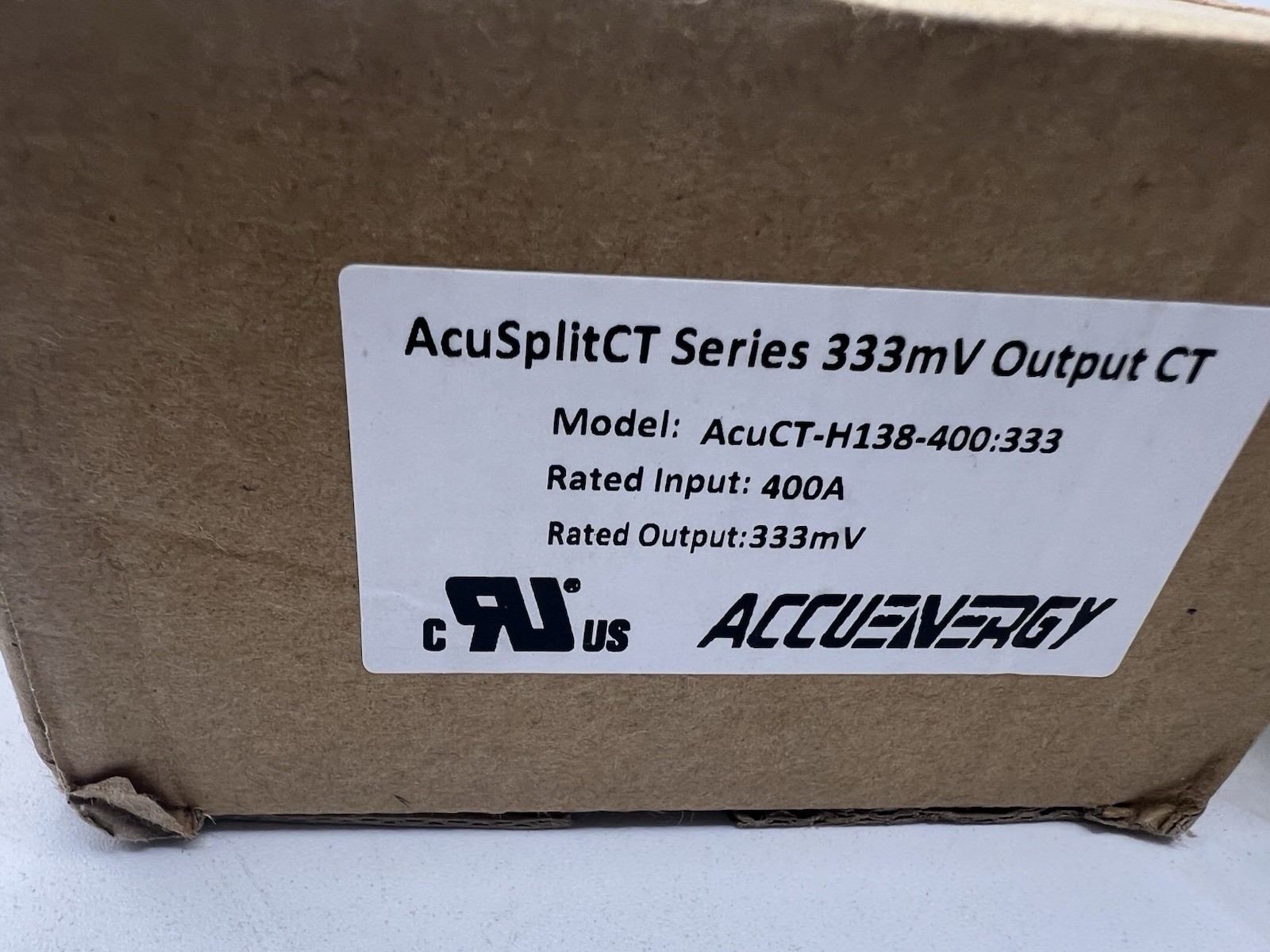 Accuenergy AcuCT-H138-400:333 Split-core Current Transformer
