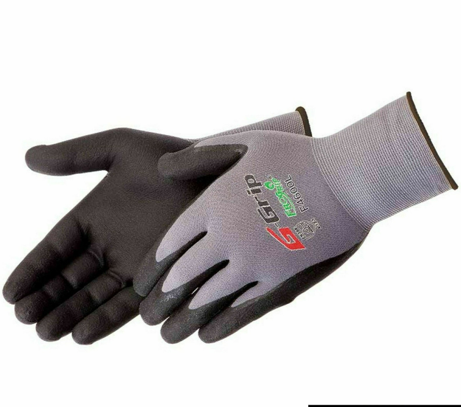 24 PAIRS Work Gloves Liberty G-Grip Foam Nitrile Micro Foam-Palm Coated F4600