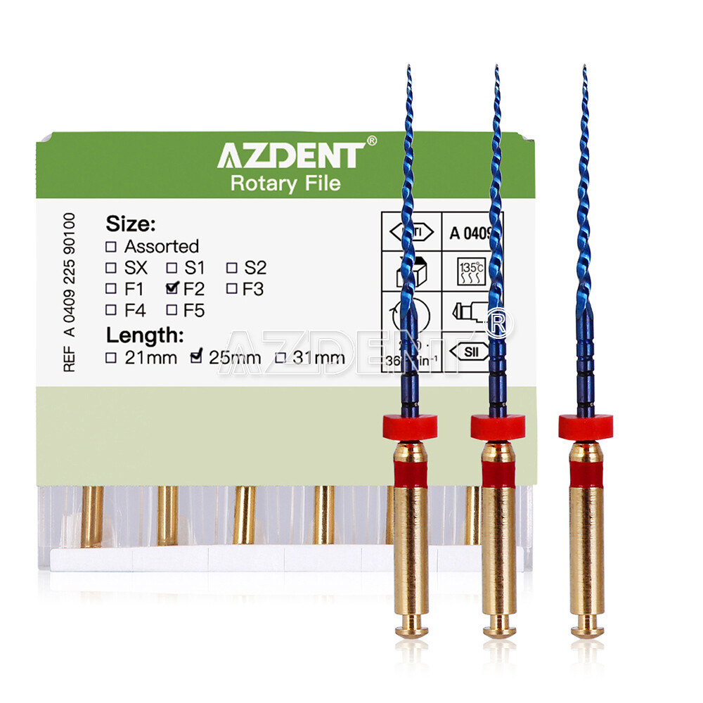 Dental Endo Files Reciprocating/Super/V Blue/Niti Rotary File Endodontic 21/25mm