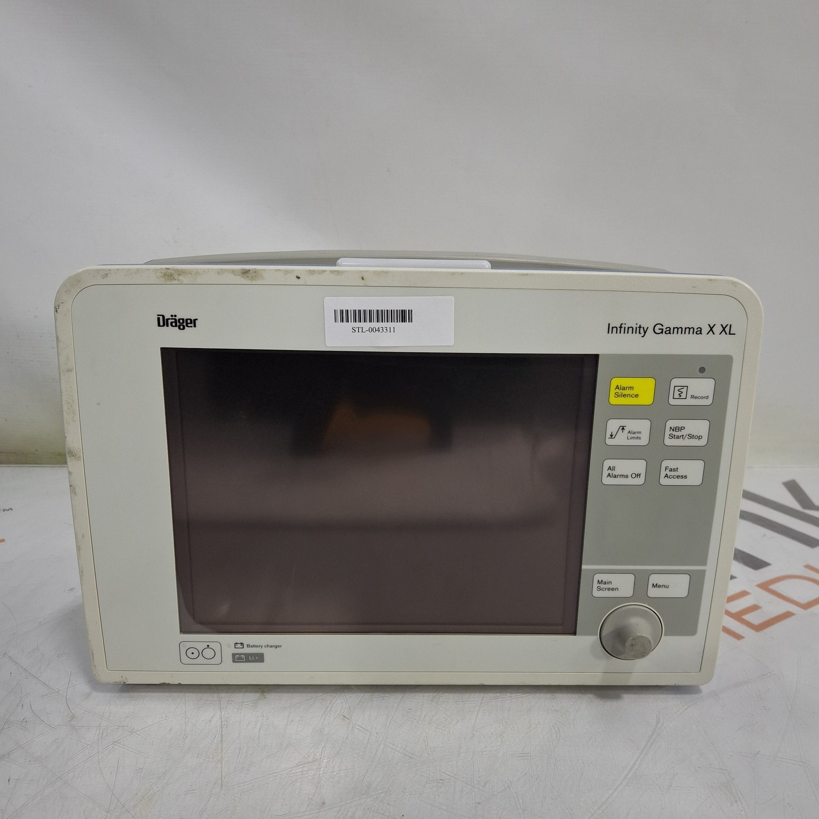Draeger Medical Infinity Gamma X XL Patient Monitor