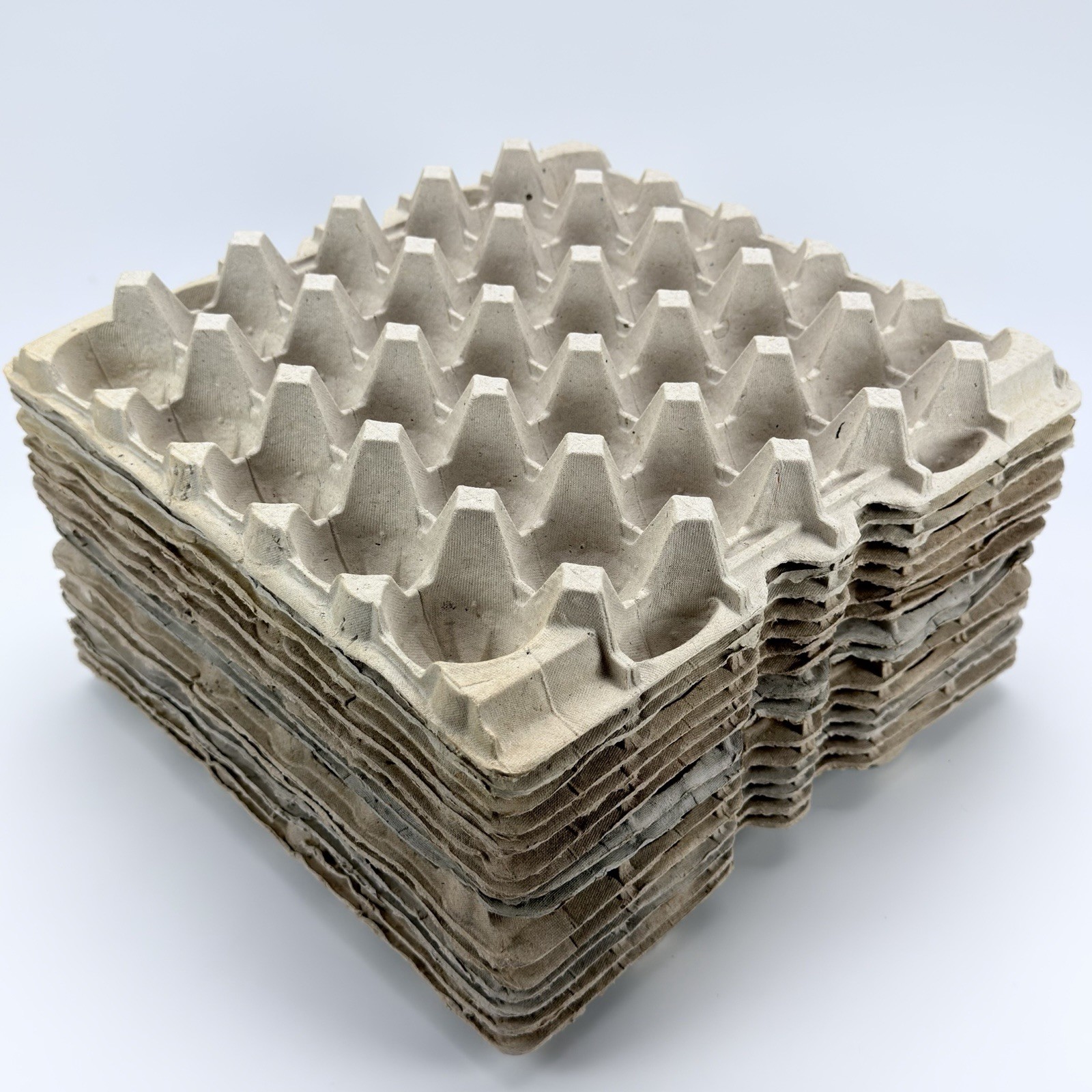 Costco 15 Egg Flats Cartons 30 Count Each Recycled Pulp Trays Square Stackable