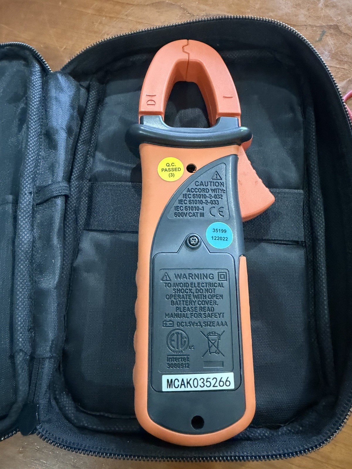 AMES INSTRUMENTS 600A AC/DC TRMS DIGITAL CLAMP METER 64015