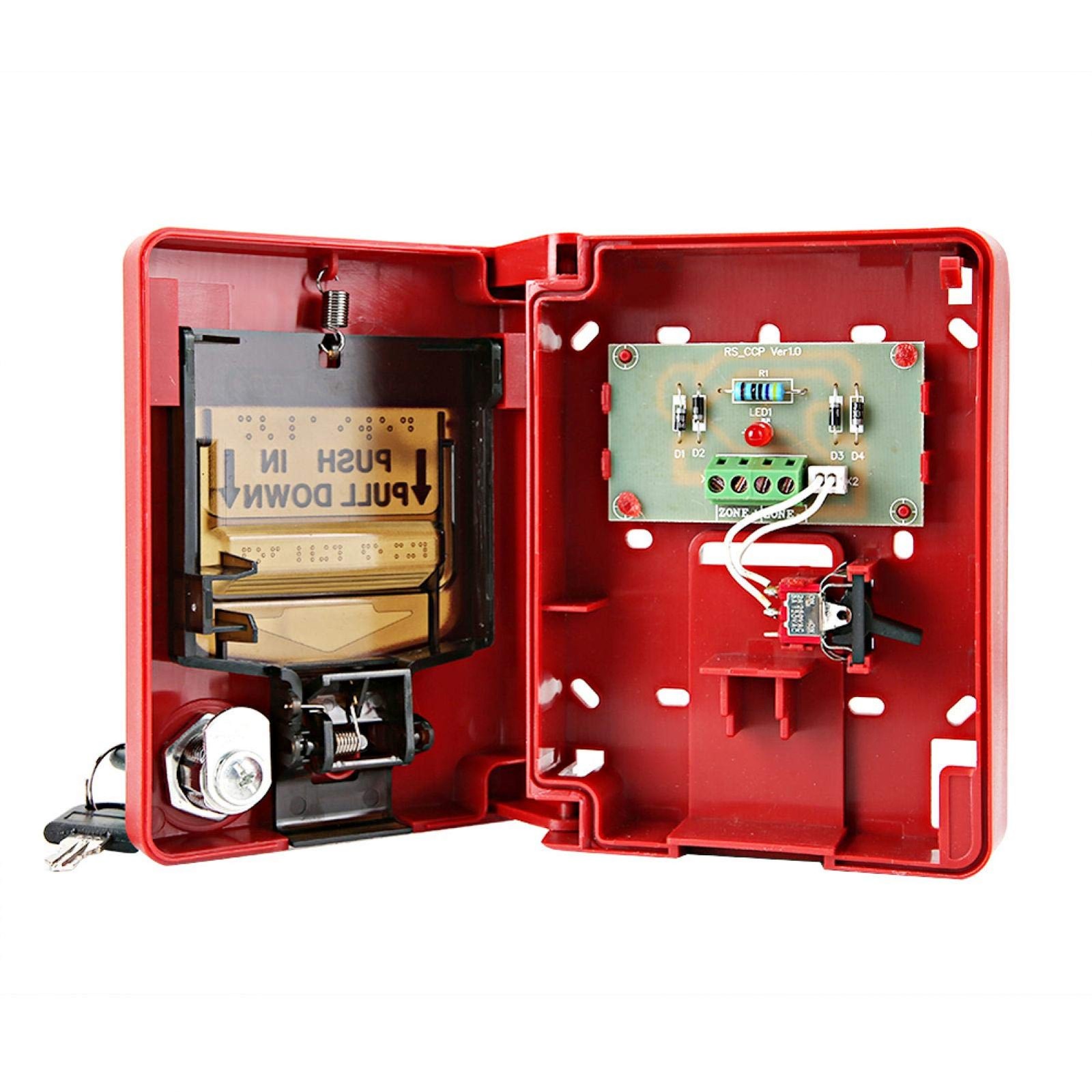 Fire Lite Alarms, Dual Action Manual Pull Station Alarm Horn default