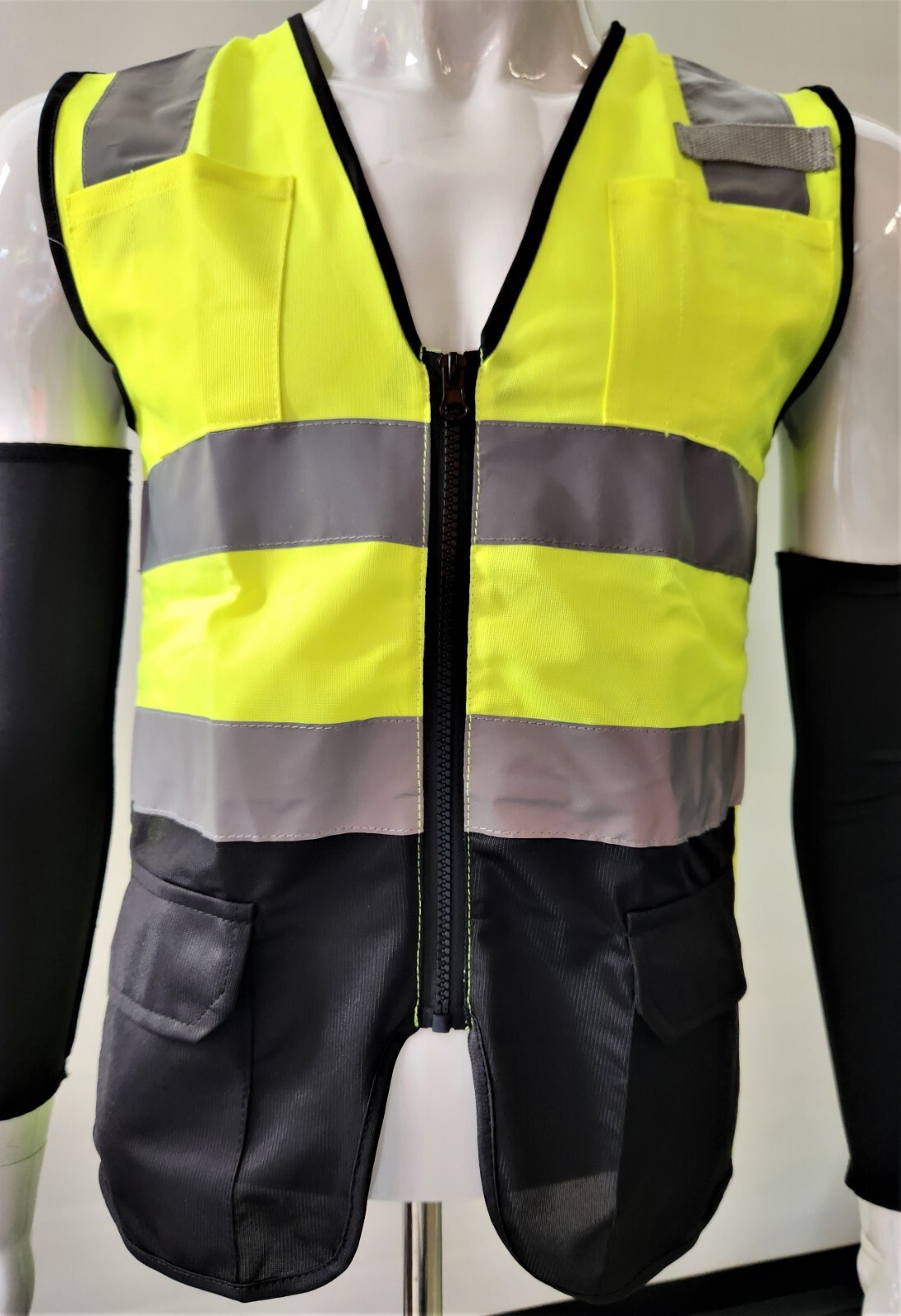 TUFF=GARD SAFETY VEST – Class 2 High Visibility Reflective Yellow Safety Vest