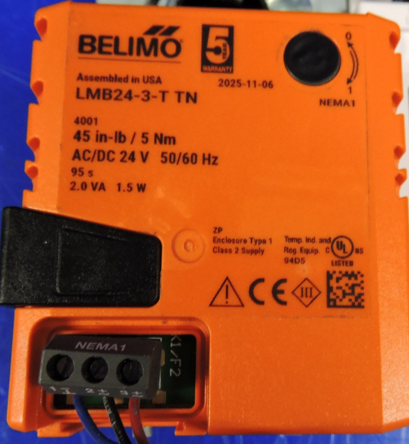 NEW Trane Symbio 210 Programmable VAV Controller DDC /Actuator BMSY210AAA0B00011
