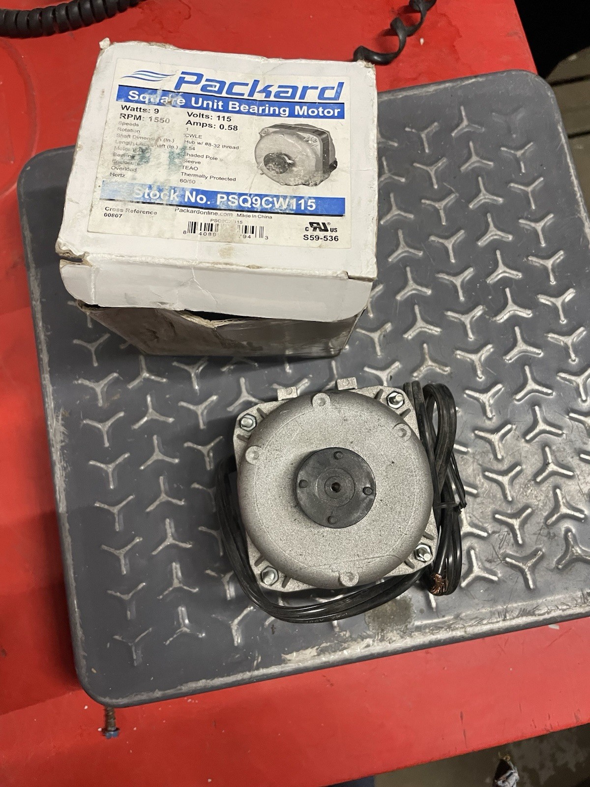 Packard PSQ9CW115 Square Unit Bearing Motor
