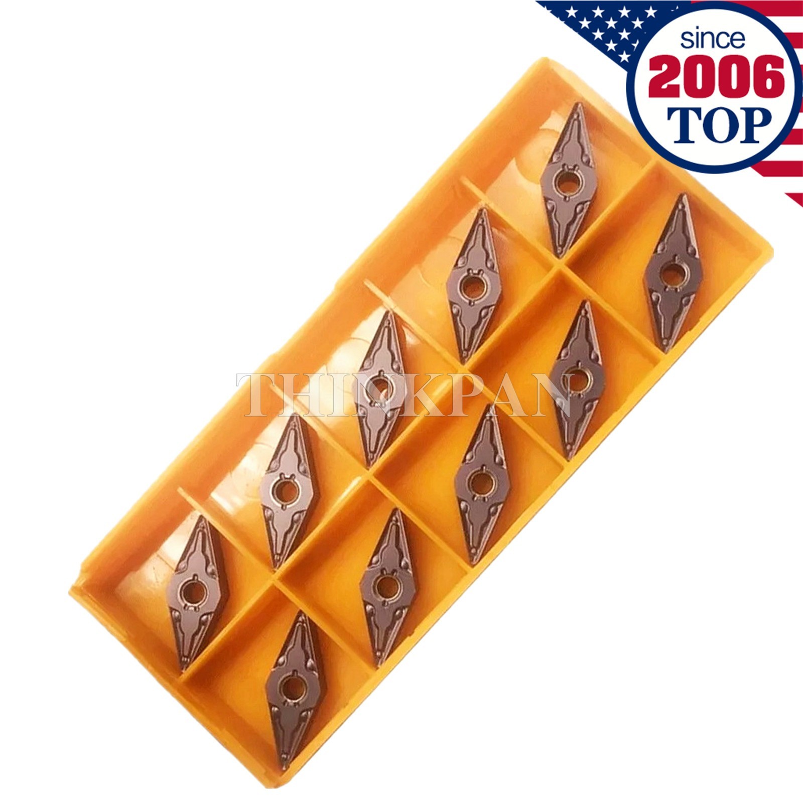 10PCS VNMG160408/VNMG332 CNC Carbide Turning Insert Lathe Holder Cutting Tool