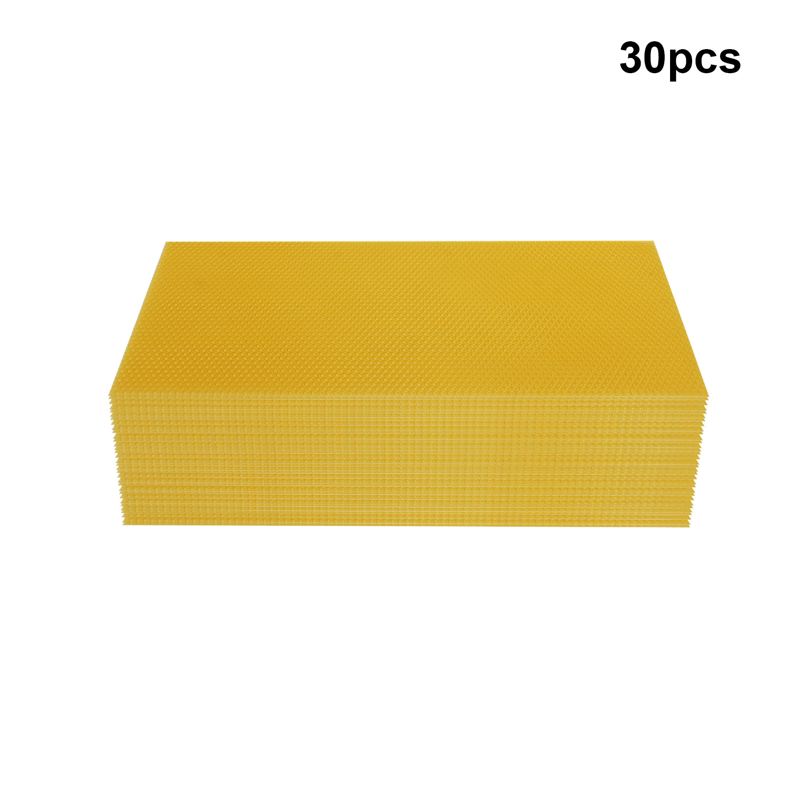 30Pcs 7.7*16.3″ Honeycomb Wax Frames Beekeeping Foundation Honey Bee Hive Tool.