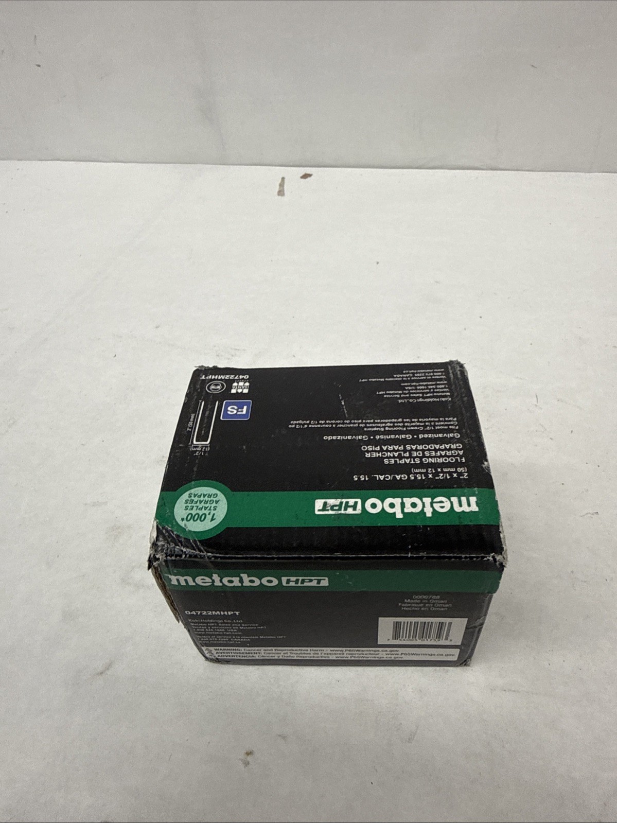 Metabo HPT 2-in Leg x 1/2-in 15.5 -Gauge Flooring staples 1000 -Per Box