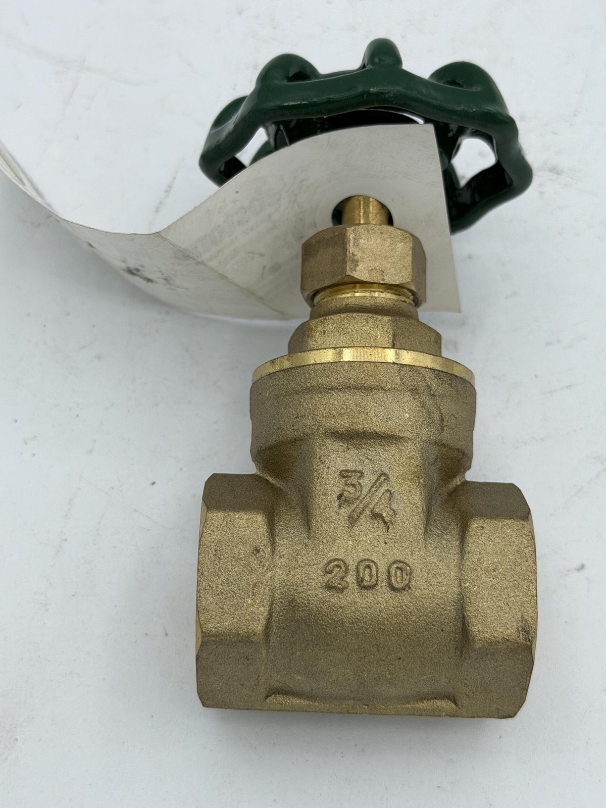 Webstone 10133W 3/4 In Forged Brass Gate Valve Lead Free 200 WOG IPS China 3ct