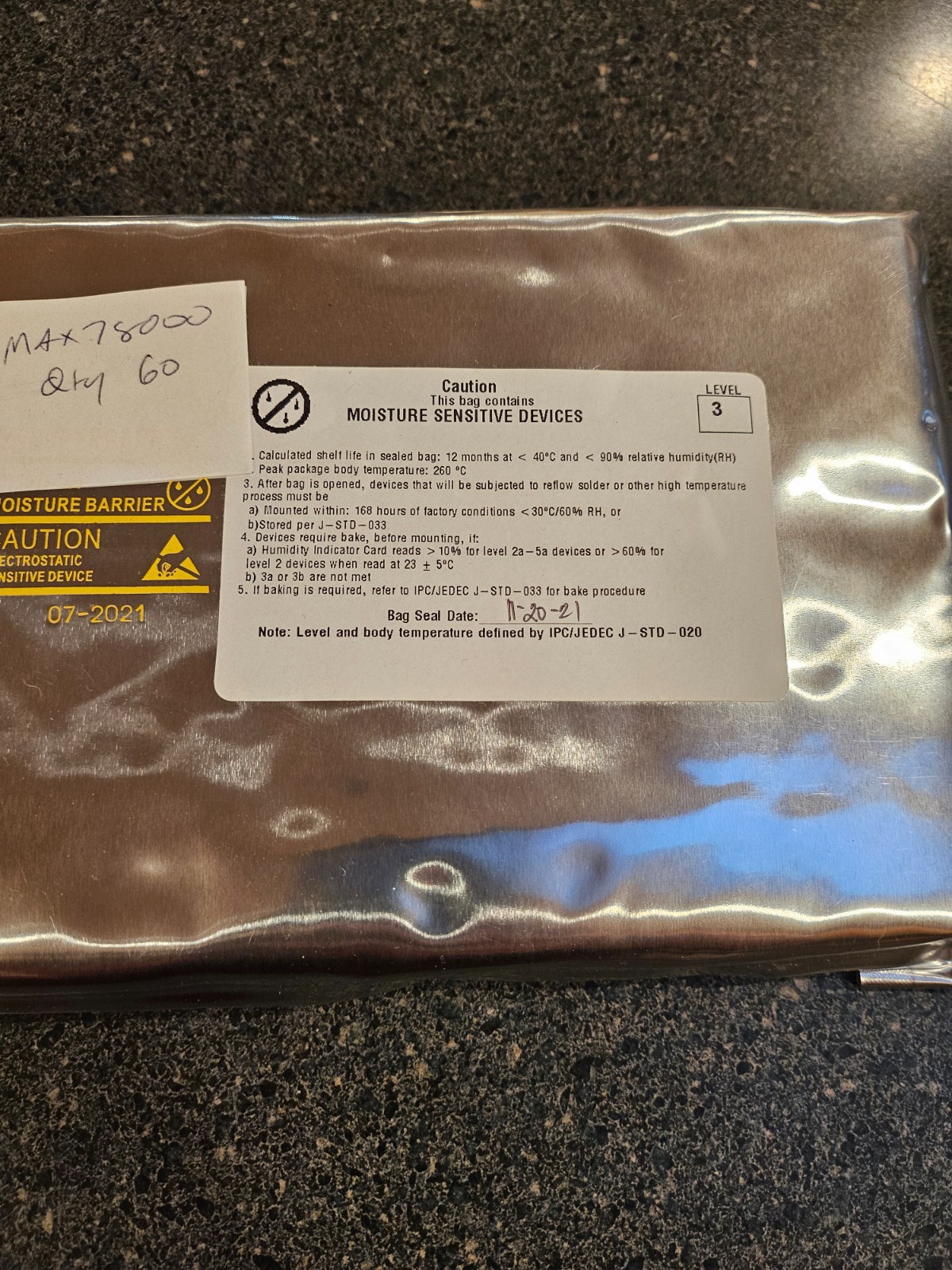 Analog Devices / Maxim MAX78000EXG+ IC MCU 32BIT 512KB FLASH 81CTBGA QTY 60
