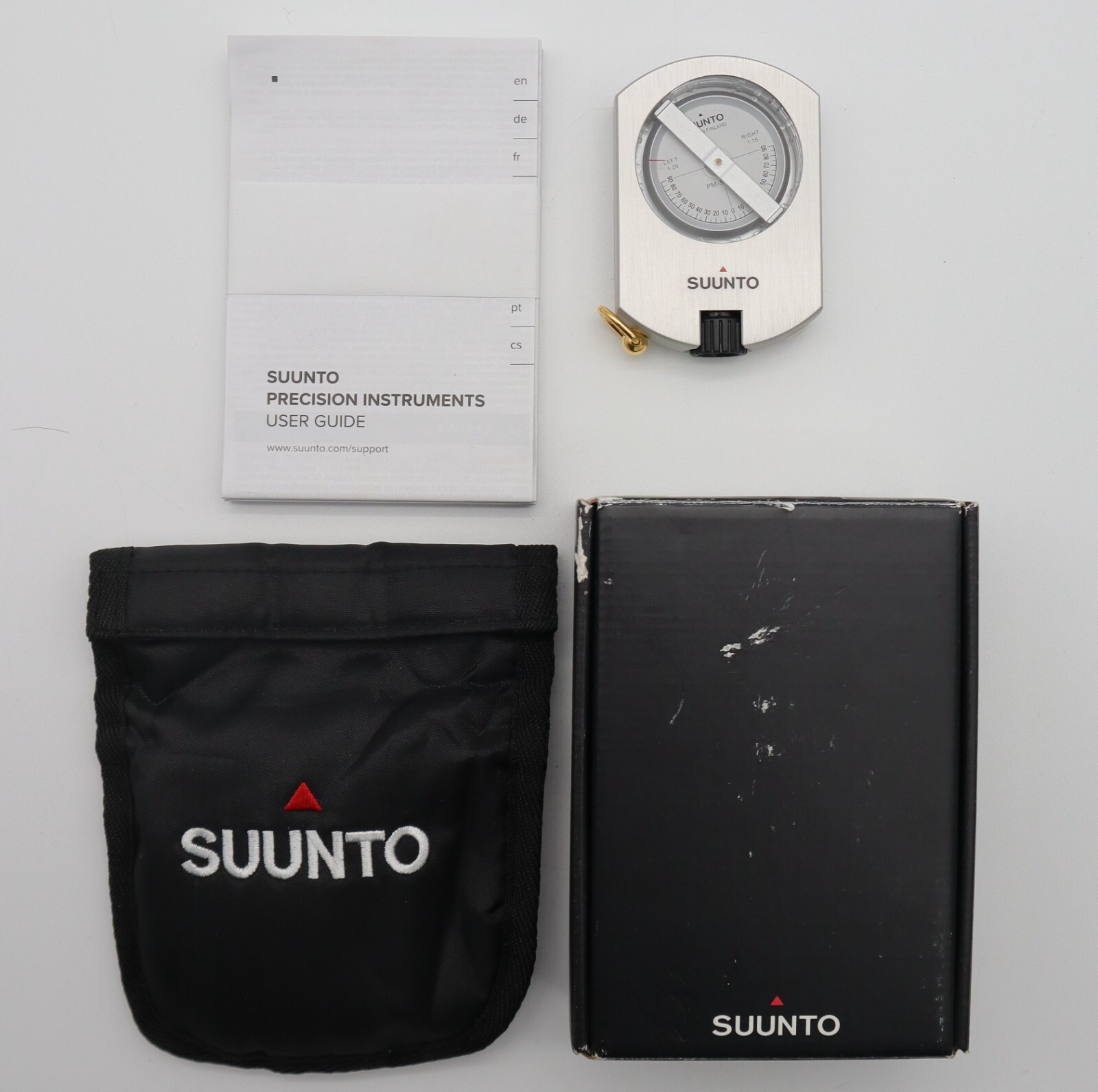 Suunto PM5/1520 Clinometer With 15M And 20M Scales Complete With Box
