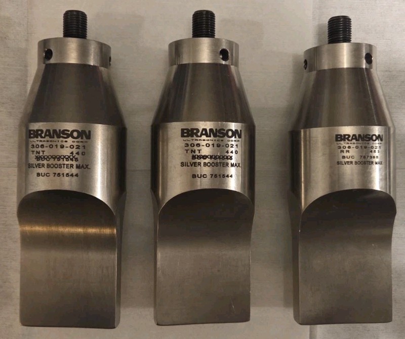 Branson 306-019-021 Ultrasonic Horn Ultrasonics Corp Three Units