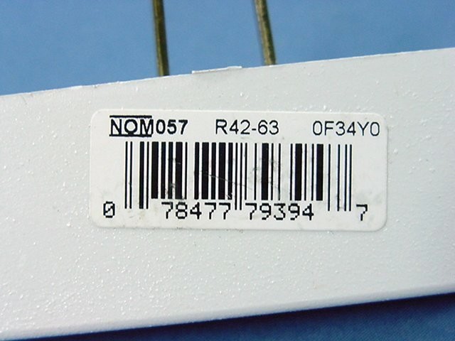 Leviton White Triple Tap Polarized Outlet Power Adapter NEMA 1-15R 15A 125V 63-W