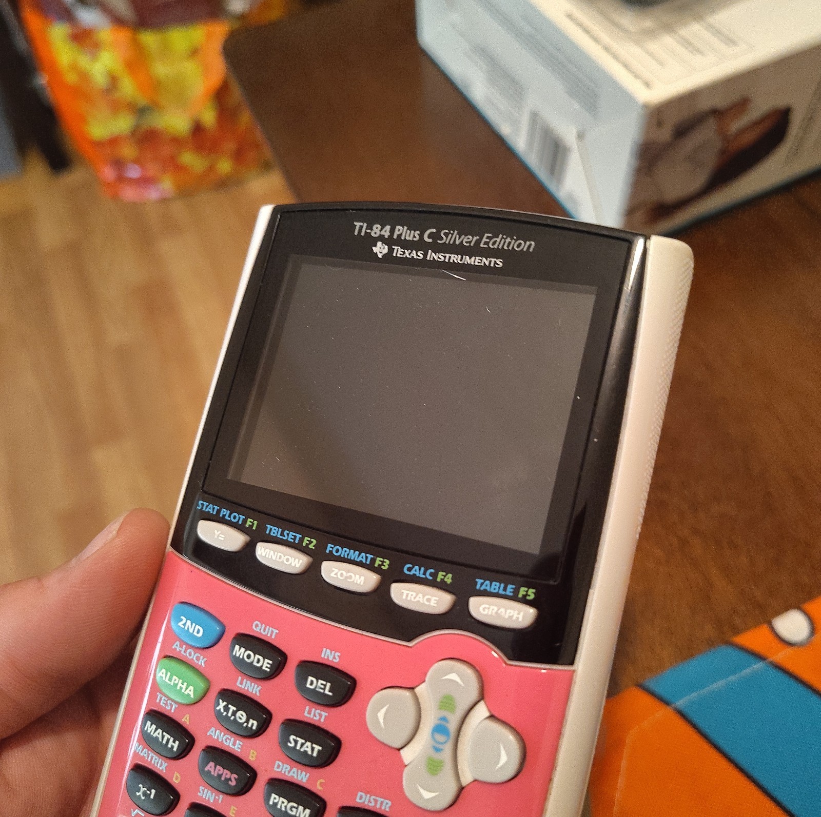 Texas Instruments TI-84 Plus C Silver Edition Graphing Calculator – Pink TESTED