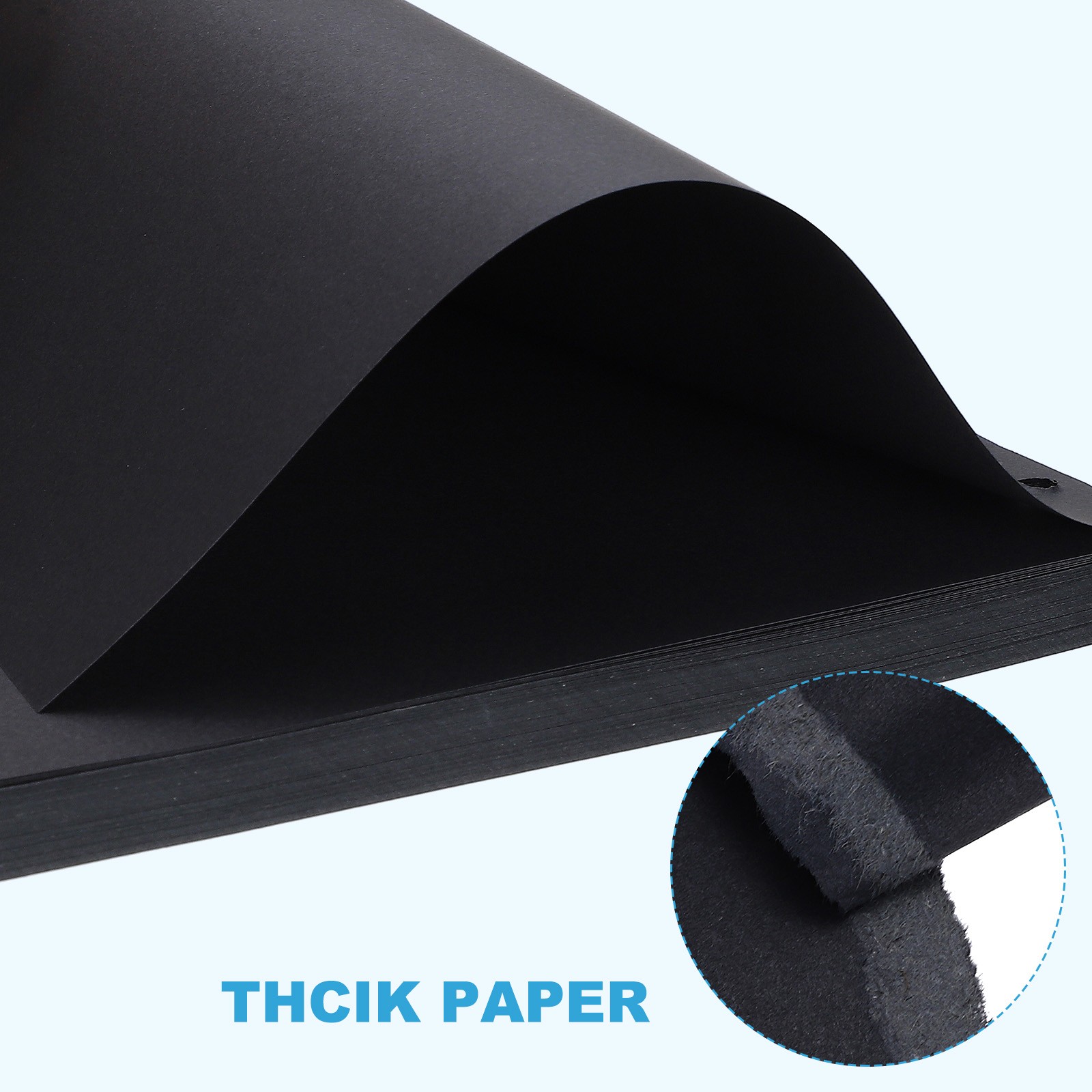 A5 Refill Paper, Unlined Blank Kraft Paper 6 Ring, 80 Sheets/160 Pages