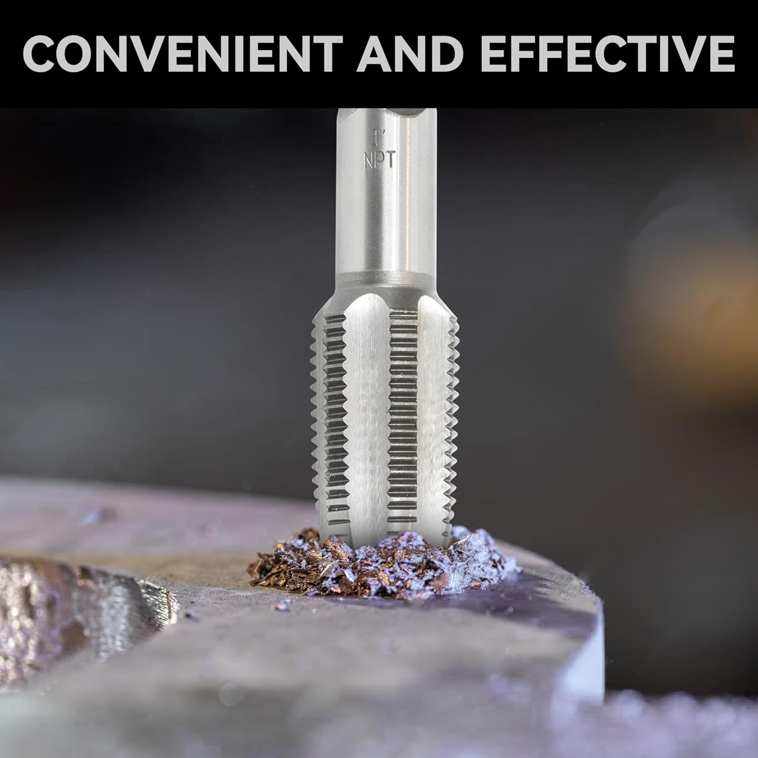HFS(R) NPT Pipe Tap Set Machine Screw Metric Tap Die Bit 1″,3/4″1/2″3/8″1/4″1/8″