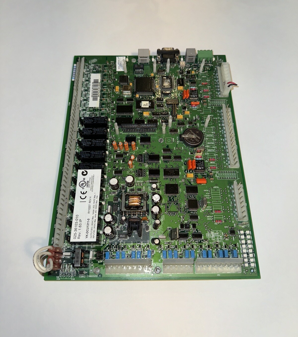 JOHNSON CONTROLS CONTROL BOARD 025-36103-010 RY10207 Rev H , YK-DCU1311-0