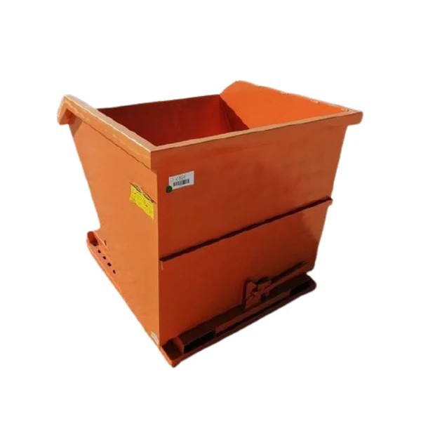 Self-Dumping Hopper – 1 Cubic Yard, Heavy Duty Steel, Forklift & Skid Steer Use