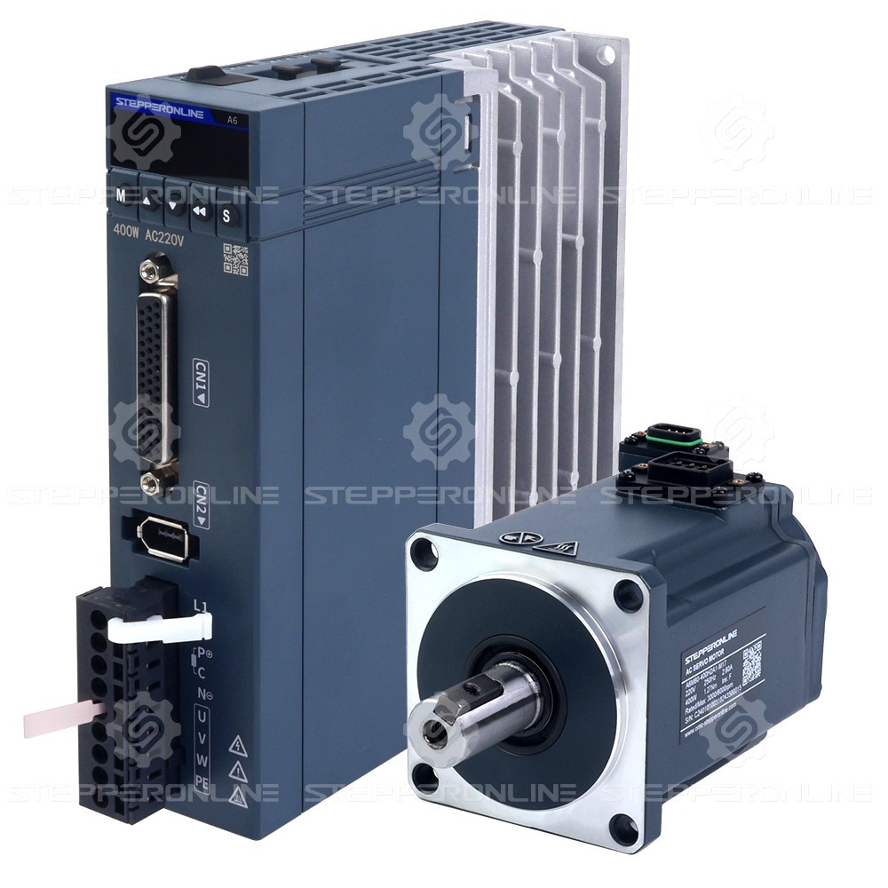 STEPPERONLINE RS485 AC Servo Motor Kit 400W/750W/1000W 3000rpm 17-Bit Encoder