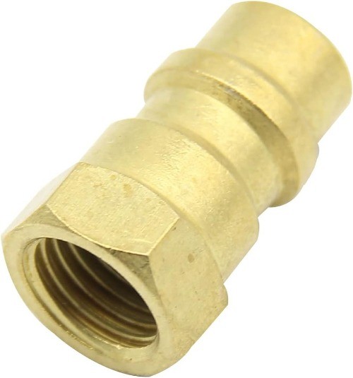 Quick Coupler Adapter Valve with 1/4in SAE 8v1 Thrad and Core Valve, Fast Conve