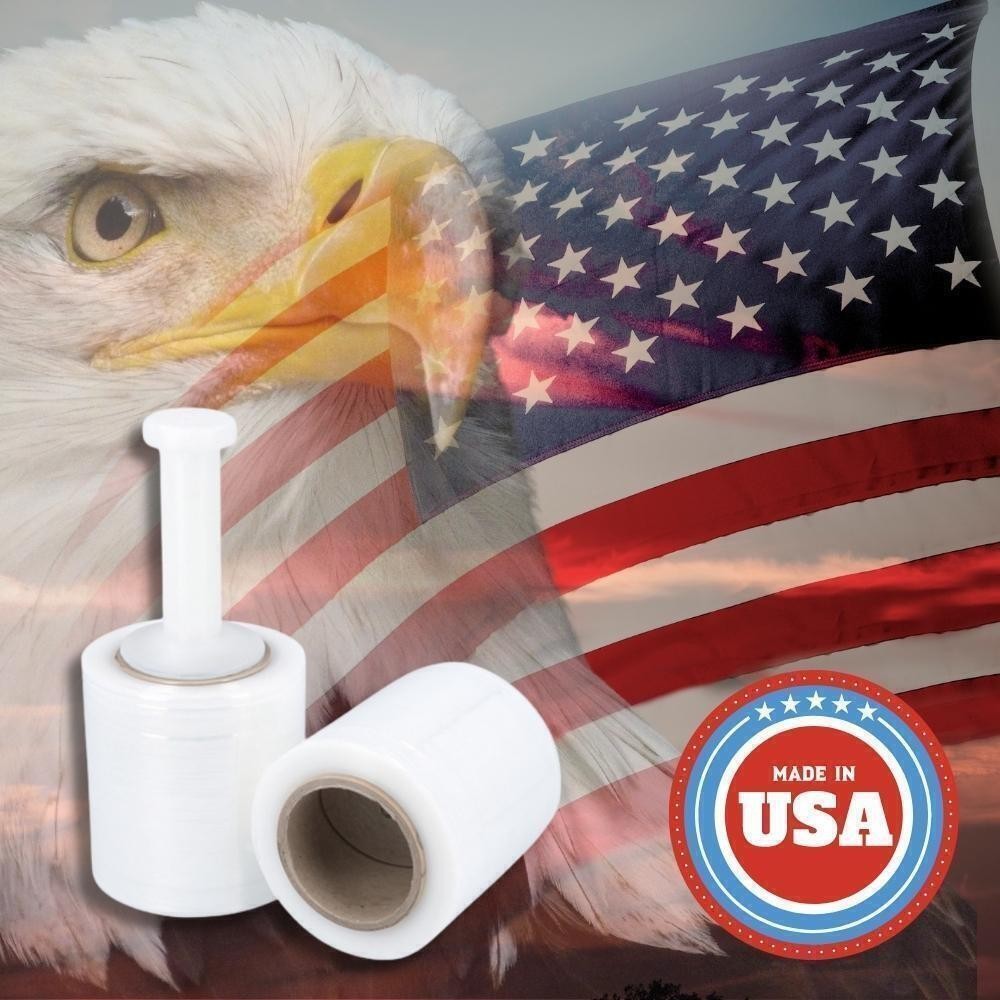 Shrink Stretch Wrap Mini Bundling Film with 1 Plastic Handle/Case – Size & Rolls