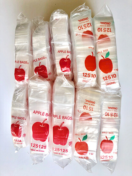 Baggies 1010, 12510, 125125 Apple Bags z/l 2.5 mil Liquidation Sale!! (8.000)