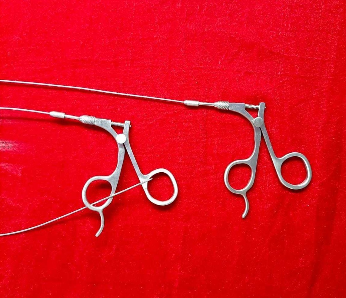 2pc – Hysteroscopy Flexible Scissor 4FR 40CM Reusable Surgical Instruments